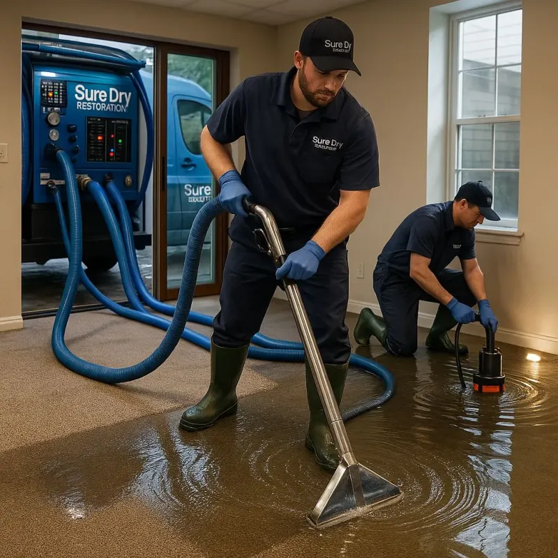 Water Extraction and Removal process in West Baton Rouge Parish, LA